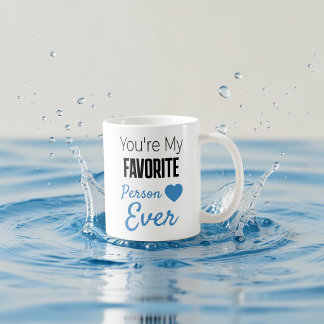 Lieblingsmensch überhaupt personalisiert kaffeetasse