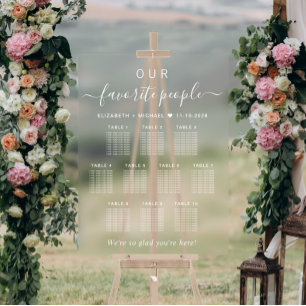 Lieblingsmenschen 10 Tische Hochzeit Sitzordnung K Acrylschild