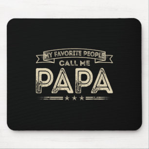 Lieblingsmenschen nennen mich Papa Lustiger Opa Va Mousepad