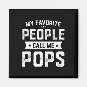 Lieblingsmenschen nennen mich Pops Lustiger Vatert Magnet