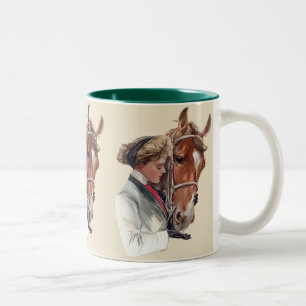 Lieblingspferd Zweifarbige Tasse