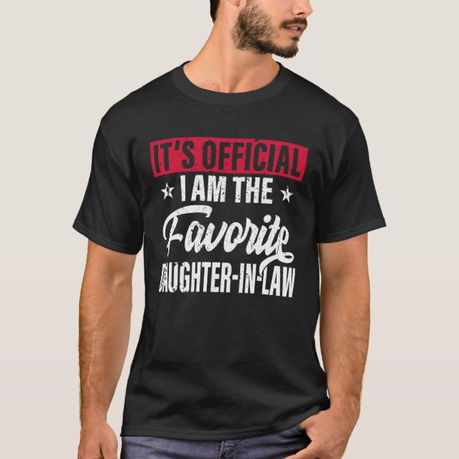 Lieblingsschwiegertochter von Schwiegermutter oder T-Shirt (Vorderseite)