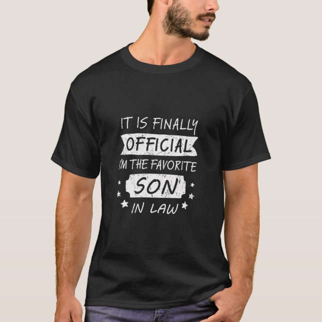 Lieblingssöhne für die Schwiegersohn-Rechtswidrigk T-Shirt (Vorderseite)
