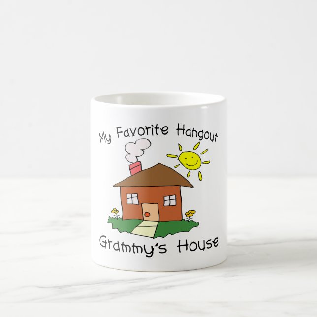 Lieblingstreffpunkt Grammys Haus Kaffeetasse (Mittel)