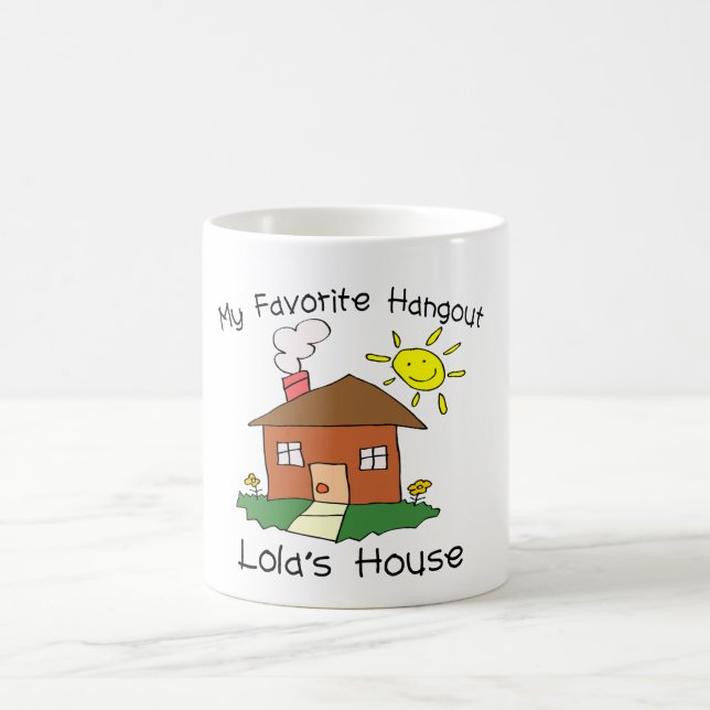 Lieblingstreffpunkt Lolas Haus Kaffeetasse (Mittel)