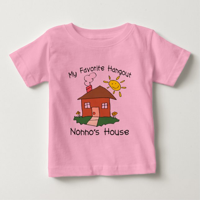 Lieblingstreffpunkt Nonnos Haus Baby T-shirt (Vorderseite)