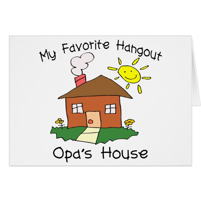Lieblingstreffpunkt Opas Haus (Vorderseite (Horizontal))
