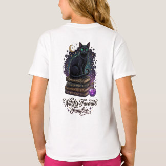 Lieblingsvertrauter schwarzer Kater der Hexe auf Z T-Shirt