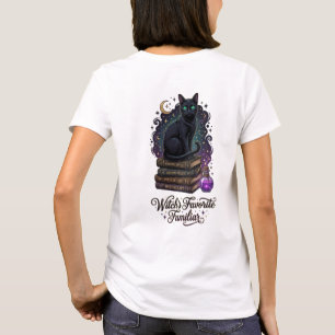 Lieblingsvertrauter schwarzer Kater der Hexe auf Z T-Shirt