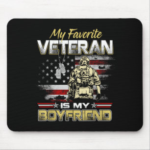 Lieblingsveteran ist Freund - Veterans Day-Flagge Mousepad