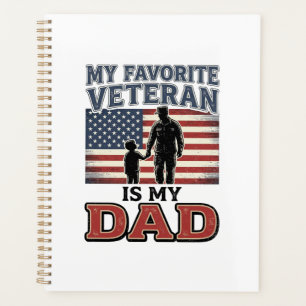 Lieblingsveteran Ist Mein Vater Patriotisches Shir Planer