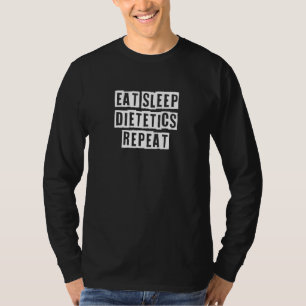 Liebreizend Cool Sarkastisch Essen Schlafen Diäte T-Shirt