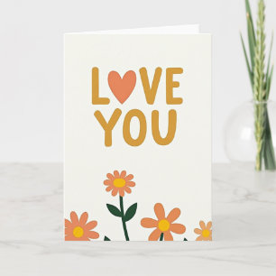 Liebst Du Herz Blumen Karte