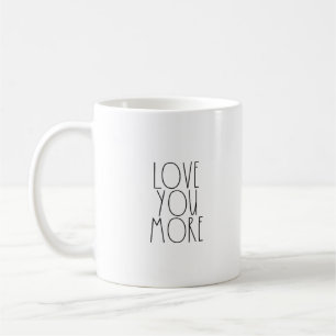 Liebst Du Mehr Minimal Ästhetik Design Kaffeetasse