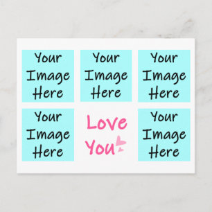 Liebst Du Personalisiert Postkarte