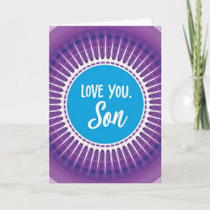 Liebst du Sohn Individuelle Karte