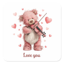 Liebst Du Teddy mit Violine