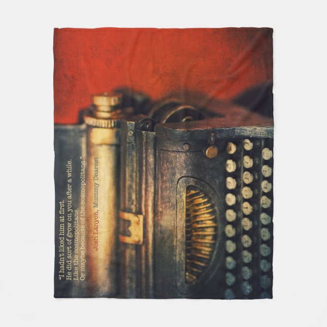 Liebste Fleecedecke der Mama (Vorderseite)