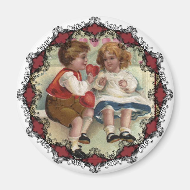 Liebste Valentine Magnet (Vorne)