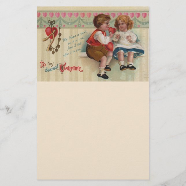 Liebste Valentine Stationery Briefpapier (Vorderseite)