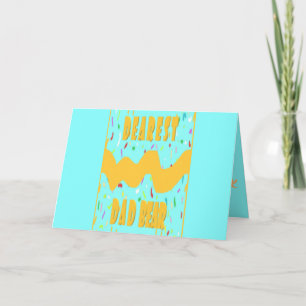 Liebster Vater Bärenspass Design Motiv Mohrblau Se Karte