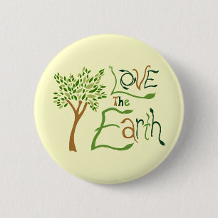 Liebt die Erde Button