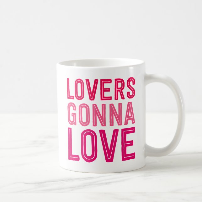 Liebt die Liebe Gonna. Kaffeetasse (Rechts)