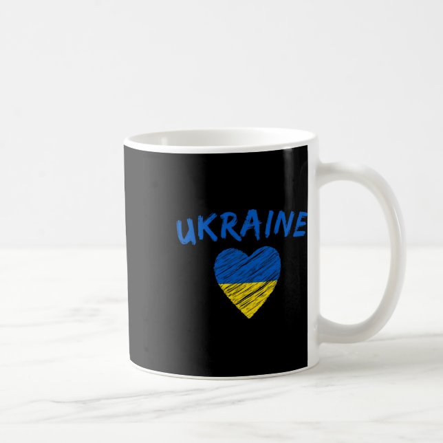 Liebt die Ukraine  Kaffeetasse (Rechts)