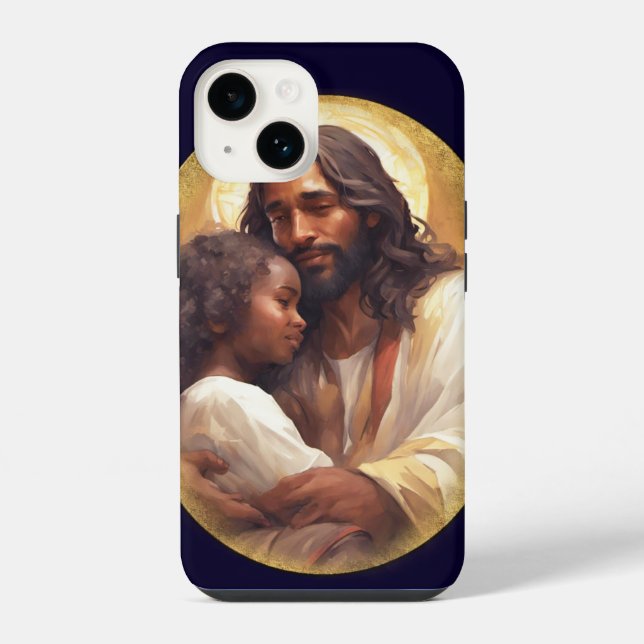 Liebt einander iPhone 14 hülle (Rückseite)