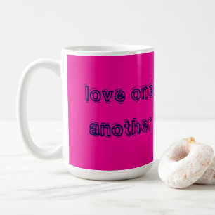 Liebt einander Kaffeetasse