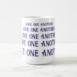 Liebt einander Kaffeetasse
