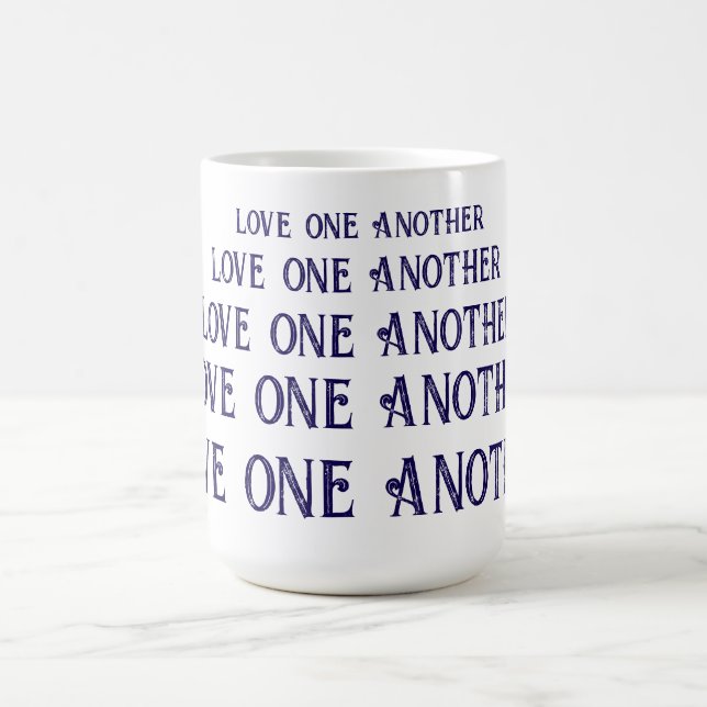 Liebt einander Kaffeetasse (Mittel)