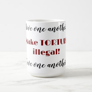 Liebt einander kaffeetasse