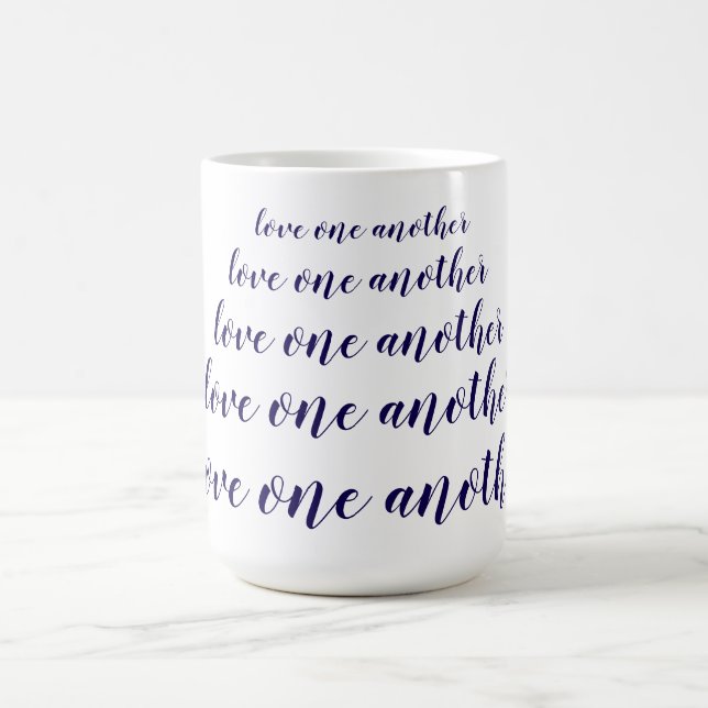 Liebt einander Kaffeetasse (Mittel)