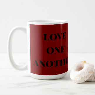 Liebt einander Kaffeetasse