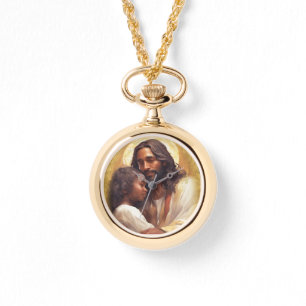 Liebt einander Schrift Armbanduhr