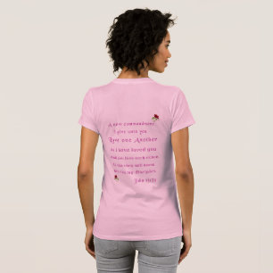 Liebt einander, wie ich euch geliebt habe 2-seitig T-Shirt