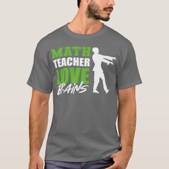 Liebt Gehirne Mathematiker oder Mathe-Lehrer-Gesch T-Shirt (Vorderseite)