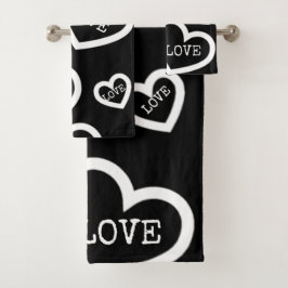 LIEBT IHNEN GESCHENKOLLEKTION BADHANDTUCH SET