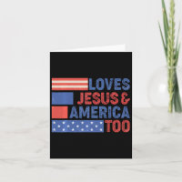 Liebt Jesus Amerika Auch Freiheit Patriotisch 4. J