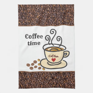 Liebt Kaffee / Home Coffee Bar Hand oder Geschirrtuch