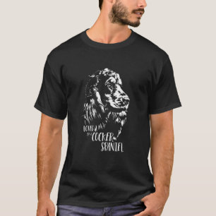 Liebt von einem englischen Cocker Spanisch Hund Ma T-Shirt