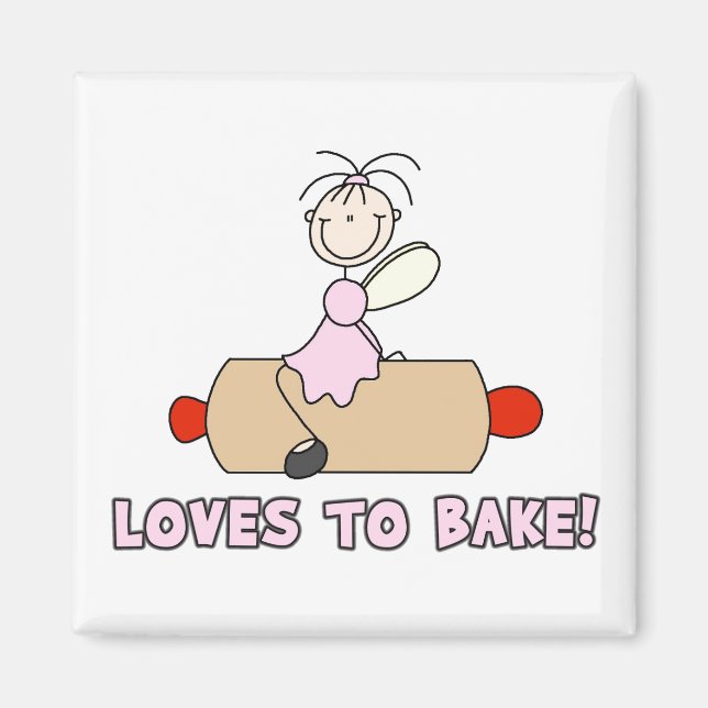 Liebt zu backen Magnet (Vorne)