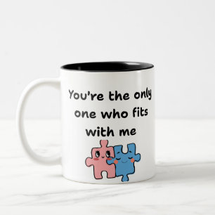 Liebt Zweifarbige Tasse