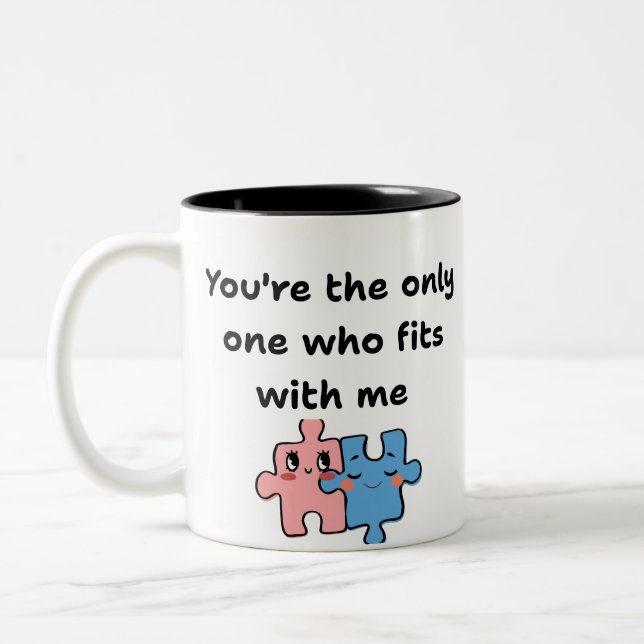 Liebt Zweifarbige Tasse (Links)
