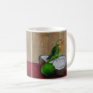 Liebvogels Tropische Fiesta-Malerei von Alfred Fox Kaffeetasse