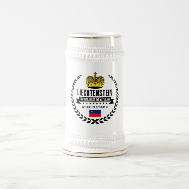 Liechtenstein Bierglas (Mittel)