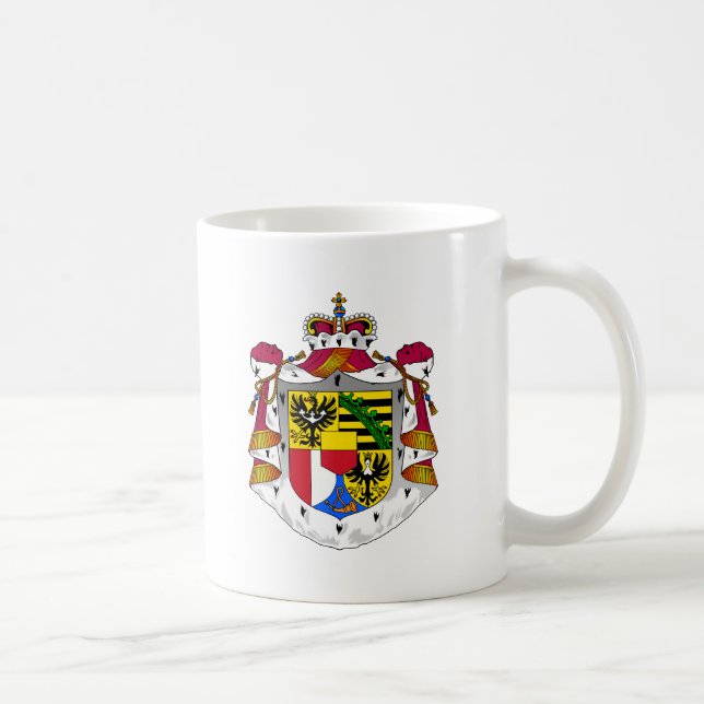 Liechtenstein-Emblem Kaffeetasse (Rechts)