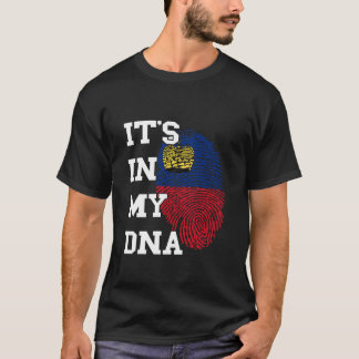 Liechtenstein Es Ist In Meinem DNA-Daumenabdruck L T-Shirt