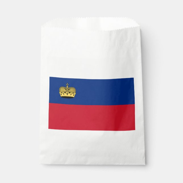Liechtenstein-Flagge Geschenktütchen (Vorderseite)